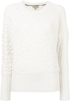 Burberry - cable knit jumper