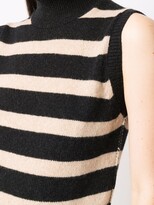Thumbnail for your product : Roberto Collina Stripe Knitted Top
