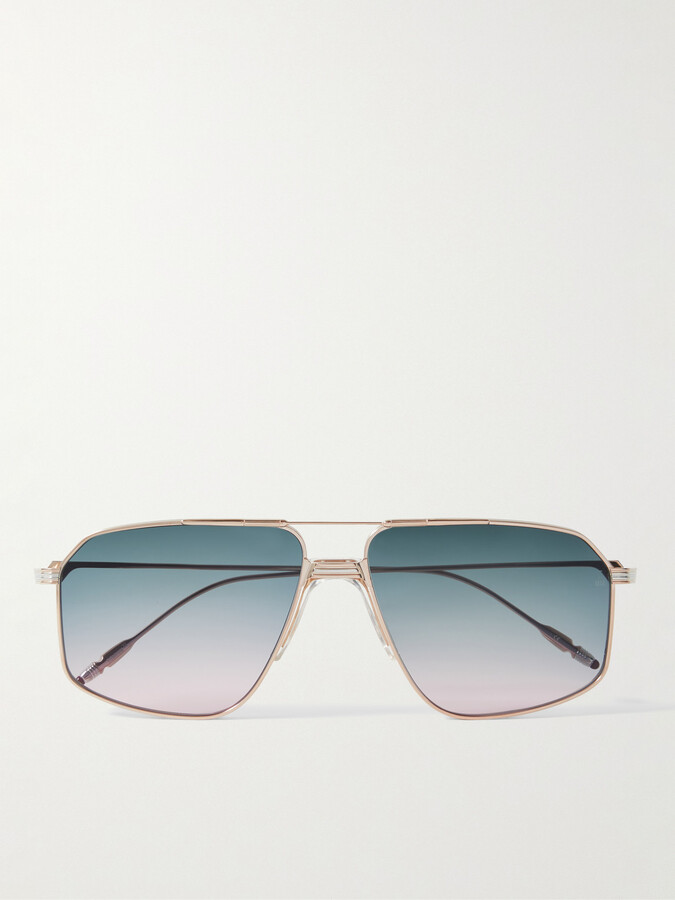 Jacques Marie Mage Jagger AviatorStyle GoldTone Sunglasses ShopStyle