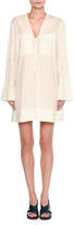 Thumbnail for your product : Tomas Maier Airy Poplin Long-Sleeve Dress, White