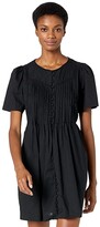 Thumbnail for your product : Madewell Lace Trim Pin Tuck Button-Front Mini Dress