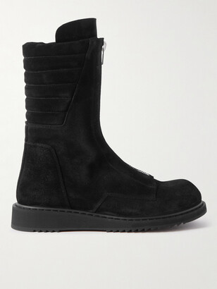 Rick Owens Suede Chelsea Boots