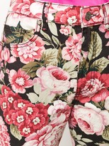 Thumbnail for your product : P.A.R.O.S.H. Floral-Print Straight-Leg Jeans