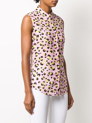 Love Moschino Leopard Print Shirt