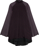 Thumbnail for your product : RtA Ariana Layered Polka-dot Silk-chiffon Mini Dress