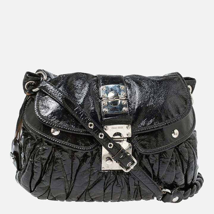Miu Miu Matelasse Coffer Bag, Women's Fashion, Bags & Wallets