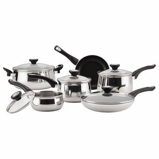 Farberware Traditions 14-Piece Cookware Set in Stainless Steel