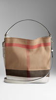 Thumbnail for your product : Burberry Small Canvas Check Crossbody Bag