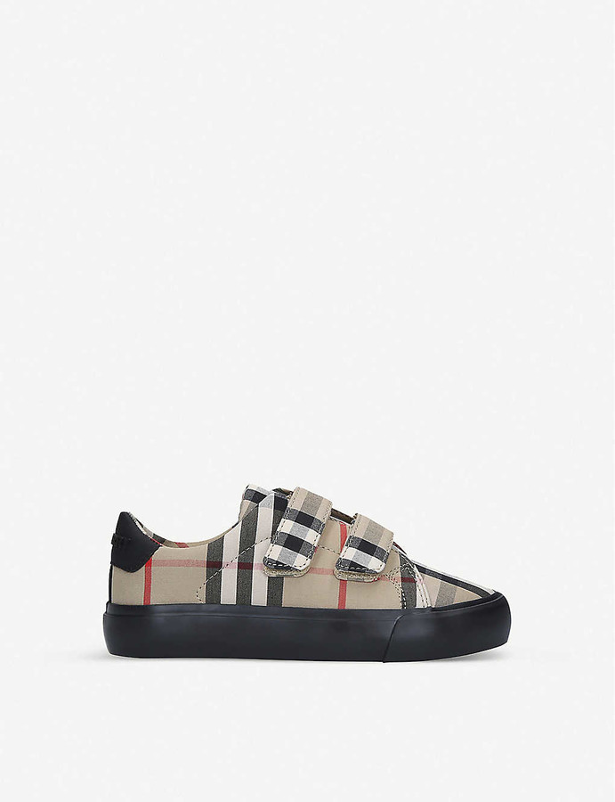 burberry canvas trainers