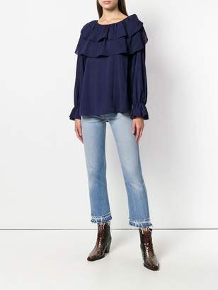 See by Chloe flared design blouse