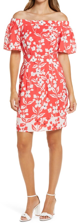 eliza j mandarin collar shift dress