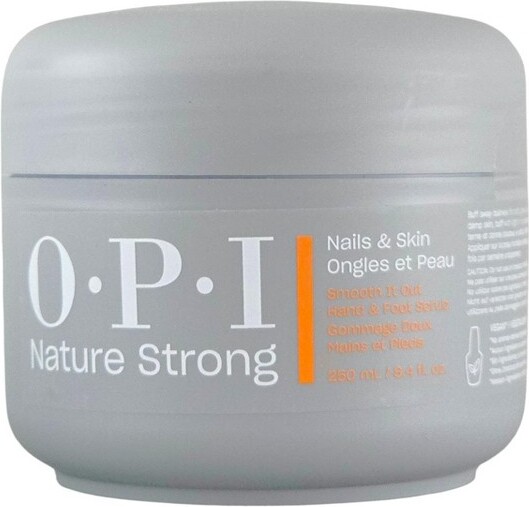 OPI OpiNatureStrongSmoothItOutHand&FootScrub(8.4oz)-Smoothskin,happyscent,perfectpolish