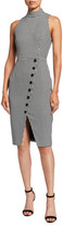 Thumbnail for your product : Black Halo Sofie Houndstooth Sleeveless Sheath Dress