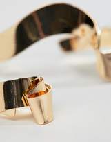 Thumbnail for your product : ASOS Design DESIGN pack of 2 bracelet and ring in abstract shape in gold