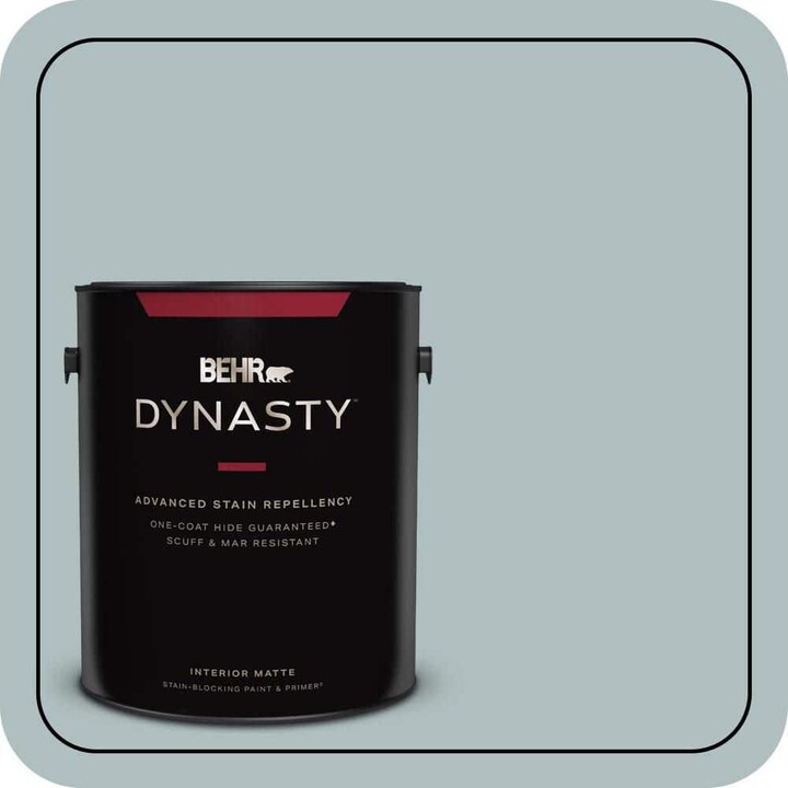 BEHR DYNASTY 1 gal. #N440-3 Greenwich Village One-Coat Hide Matte Interior Stain-Blocking Paint & Primer