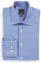 Thumbnail for your product : David Donahue Trim Fit Check Dress Shirt