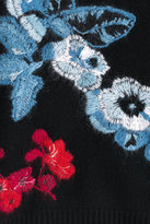 Thumbnail for your product : Anthony Vaccarello Wool-Cashmere Embroidered Pullover