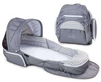 Baby Delight Snuggle Nest Traveler Portable Infant Sleeper in Grey Diamond