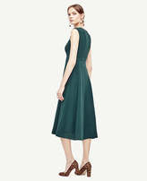 Thumbnail for your product : Ann Taylor Crepe Seamed Midi Dress