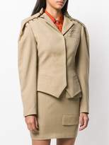 Thumbnail for your product : Situationist hook detailed tailored blazer