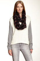 Thumbnail for your product : David & Young Plaid Fringe Infinity Scarf