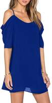 Thumbnail for your product : Soficy Women's Chiffon Cut Out Cold Shoulder Spaghetti Strap Mini Dress Top