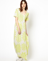 Thumbnail for your product : The Furies Kabuki Gown Dress in Helios Flower Print