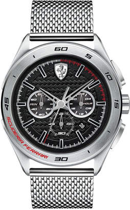 Ferrari Men's Chronograph Gran Premio Stainless Steel Mesh Bracelet Watch 47mm 0830347