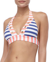 Thumbnail for your product : OndadeMar Utopia Striped Halter Top
