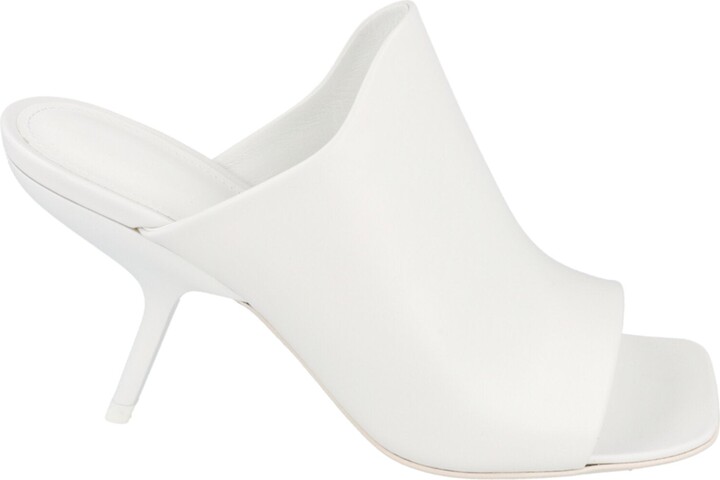 Ferragamo Era Leather Mules - Wide Width