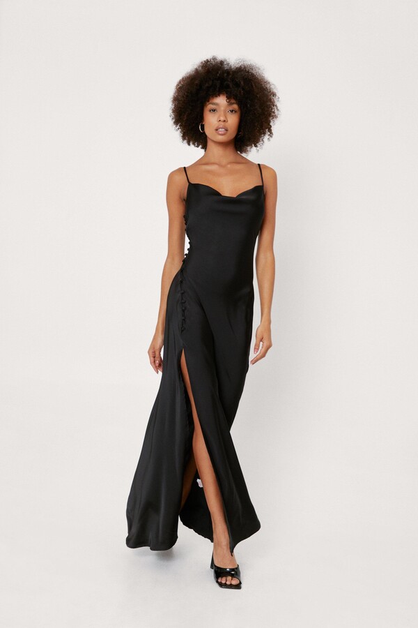 womens black maxi dress