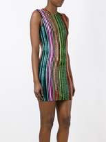 Thumbnail for your product : Balmain striped sequin dress