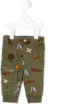 Thumbnail for your product : Stella McCartney Kids printed cargo trousers