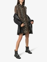 Thumbnail for your product : Ganni Leopard Print Floaty Mini Dress
