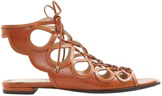 Stella Luna \N Brown Leather Sandals