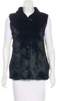 Thumbnail for your product : Barneys New York Barney's New York Short Fur Vest w/ Tags