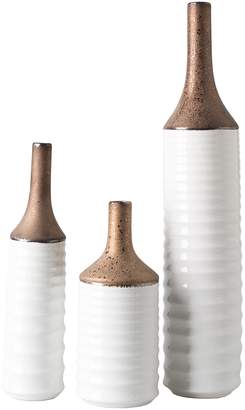 Surya Eastman Ceramic Vases (Set of 3)