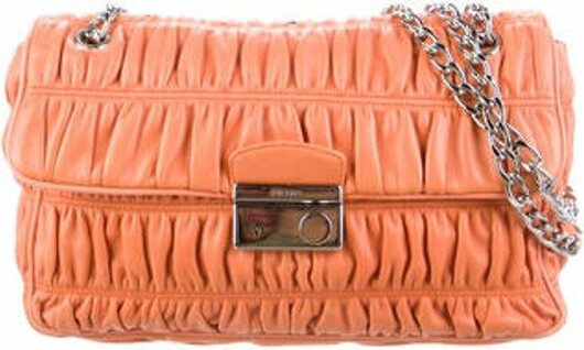 Prada Nappa Gaufre Chain Shoulder Bag - ShopStyle