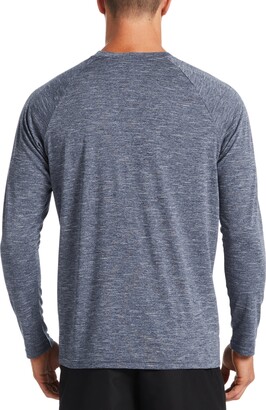 nike men's heather long sleeve hydroguard