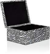 Thumbnail for your product : Barneys New York Mosaic-Embossed Leather Large Box