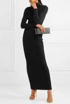 Thumbnail for your product : Balmain Button-detailed Ribbed Merino Wool Maxi Dress