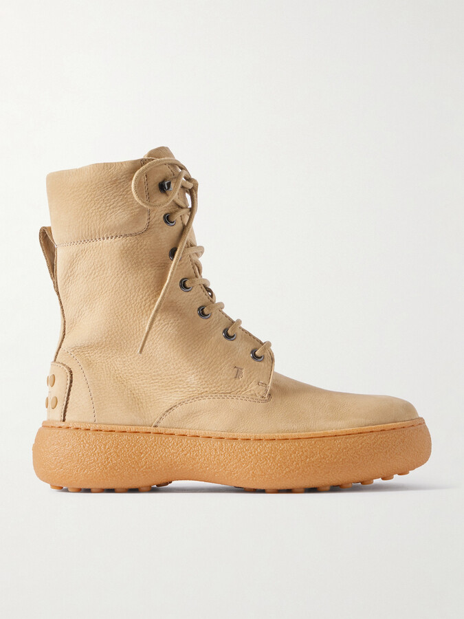 Tod's Leather Ankle Boots - Neutrals