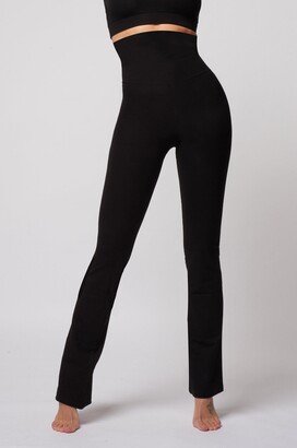 Keolorn Women's Bootcut Yoga Pants Long Workout Pants (Brown