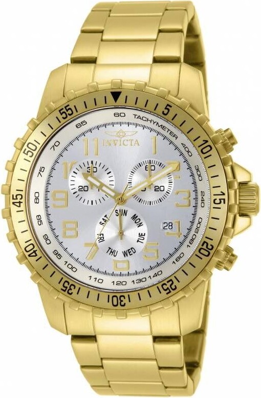 Invicta Men's 11369 Specialty Quartz Chronograph Silver Dial Watch