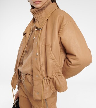 Isabel Marant Akirasga leather jacket - ShopStyle