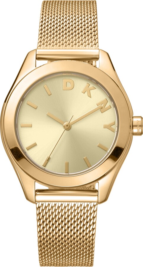 DKNY EVERYDAY Astoria Logo Champagne Womens Watch