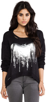 Thumbnail for your product : Lauren Moshi Jewel Foil Dripping Batman Sweater