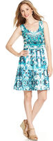 Thumbnail for your product : Style&Co. Printed Blouson Dress