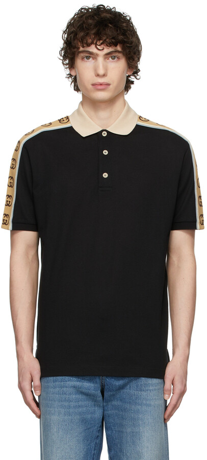 Gucci Polo Shirts For Men Black | ShopStyle