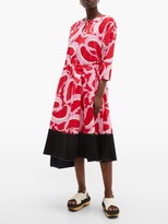 Thumbnail for your product : Marni Paisley-print Dress - Red Multi